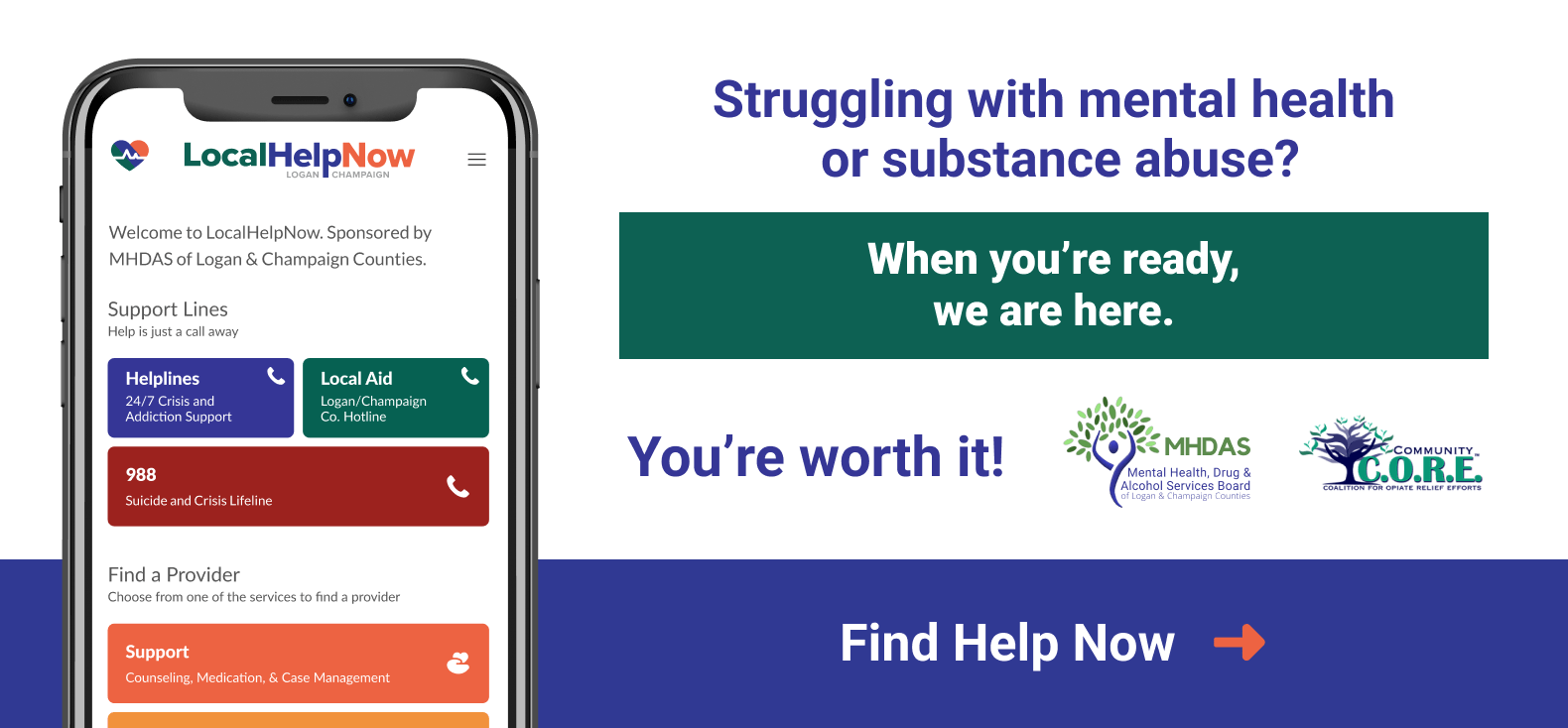 Get Help Now Local Substance Abuse and Mental Health Help
